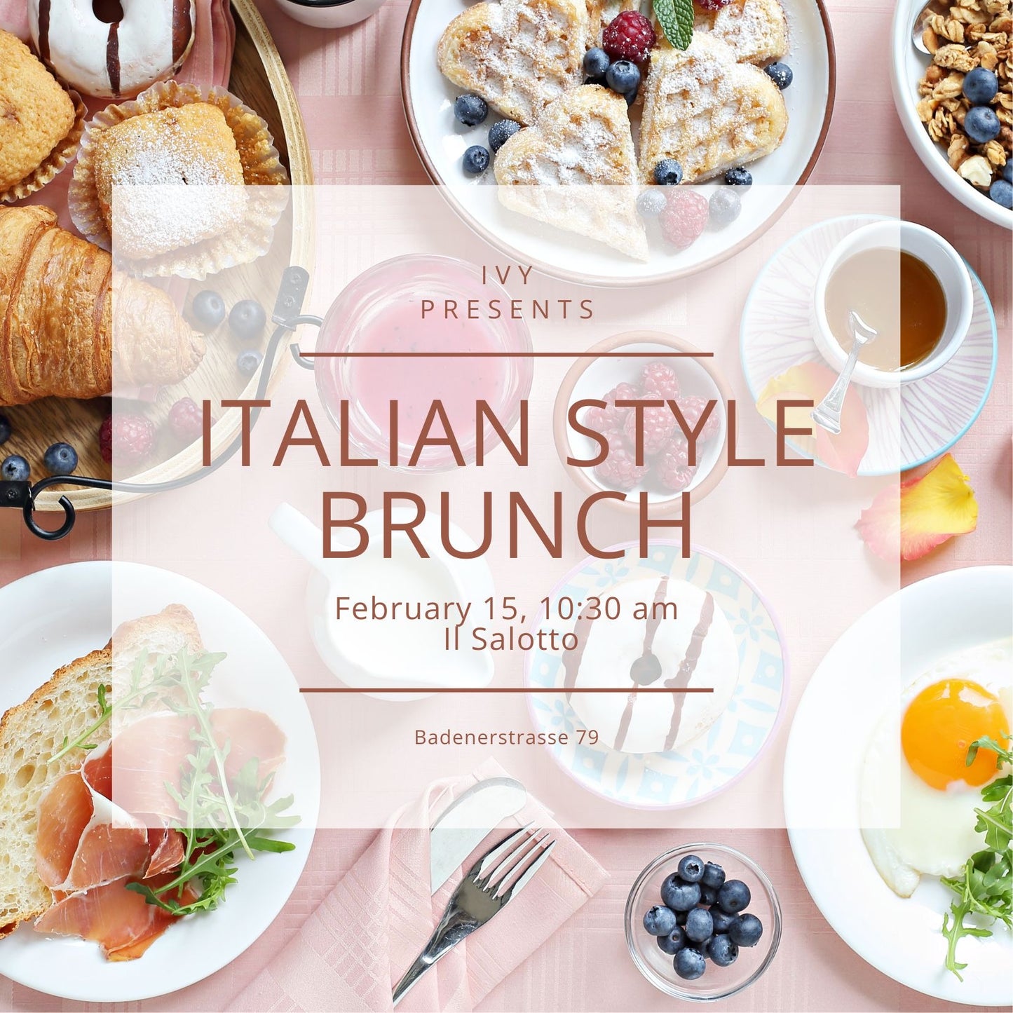 Italian style brunch